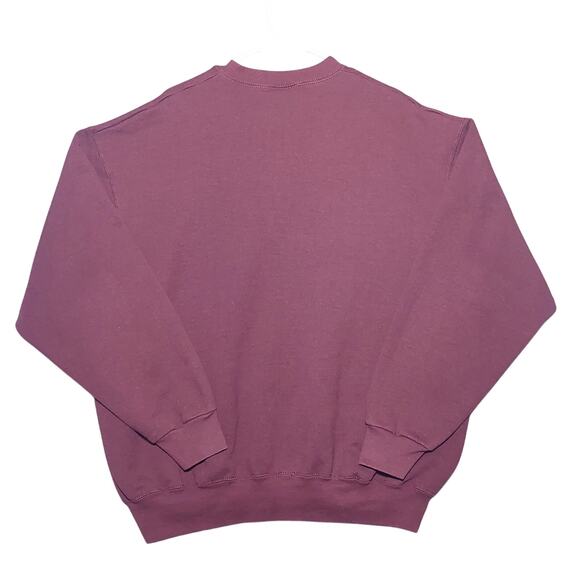 Pro-Spirit Authentic Vintage 90's Unisex Long Sleeve Sweatshirt Maroon Sz XXXL - Picture 3 of 5